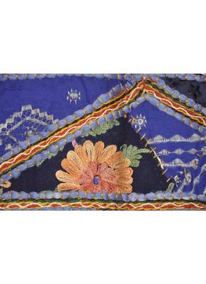 Handmade Embroidery Work Patchwork Cotton Door Hanging 42 By 16 Inches 2