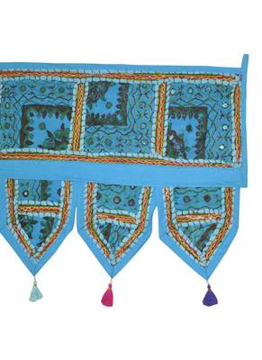 Home Decorative Traditional Design Patchwork Embroidered Door Hanging 107 x 4... 4