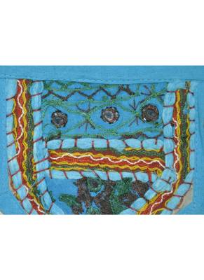 Indian Handmade Embroidery Decorative Door Hanging 107 x 40 Cm 3