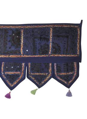 Rajasthani Decorative Traditional Design Embroidered Patchwork Tapestries 107... 4