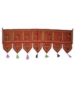 Traditional Design Embroidered Decorative Cotton Tapestries 107 x 40 Cm