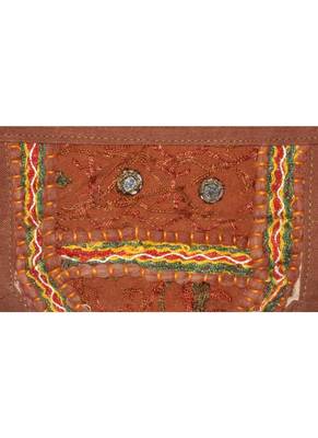 Indian Traditional Embroidered Design Cotton Tapestries 107 x 40 Cm 3