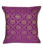 Lal Haveli Designer Silk Cushion Cover 16 X 16 inches