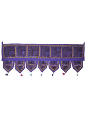 Indian Handmade Traditional Embroidered Patchwork Design Cotton Tapestries 10... 1