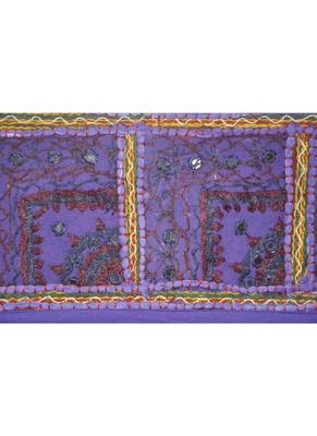 Indian Handmade Traditional Embroidered Patchwork Design Cotton Tapestries 10... 2