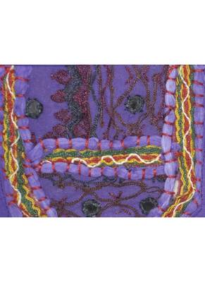 Indian Handmade Traditional Embroidered Patchwork Design Cotton Tapestries 10... 3