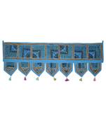 Lal Haveli Jaipuri Home Decorative Patchwork Design Door Valance 107 x 40 cm