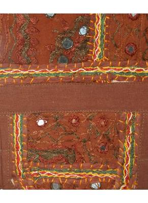 Lalhaveli Decorative Embroidered Work Design Mirror Tapestries 107 x 40 Cm 3