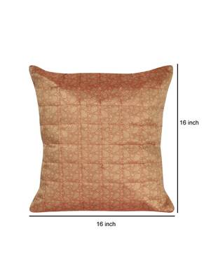 Lal Haveli Handmade Designer Silk Cushion Cover 16 X 16 inches 4