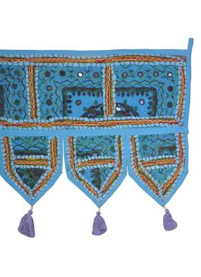 Handmade Patchwork Decorative Cotton Door Tapestries 107 x 40 Cm 4
