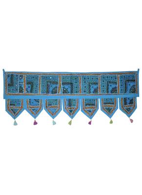 Decorative Handmade Embroidered Traditional Patchwork Door Hanging Toran 107 ... 1