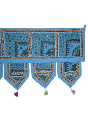 Decorative Handmade Embroidered Traditional Patchwork Door Hanging Toran 107 ... 4