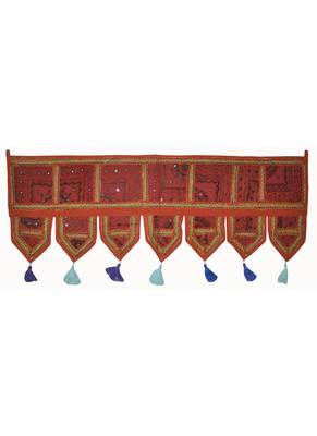 Lalhaveli Handmade Patchwork Embroidered Tapestries 107 x 40 Cm 1