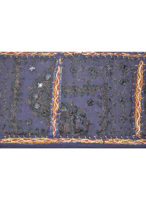 Rajasthani Handmade Embroidery Mirror Work Design Door Valance 107 x 40 Cm 2