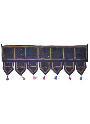 Designer Embroidery Work Patchwork Cotton Tapestries 107 x 40 Cm 1