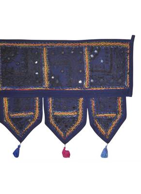 Designer Embroidery Work Patchwork Cotton Tapestries 107 x 40 Cm 4