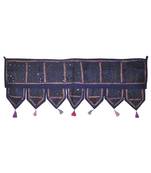 Ethnic Handmade Embroidery Design Cotton Toran Door Hanging 107 x 40 Cm