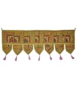 Lalhaveli Designer Patchwork Decorative Cotton Door Hanging Decoration 107 x ...