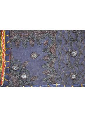 Lalhaveli Ethnic Patchwork Mirror Work Cotton Door Hanging 42 By 16 Inches 3