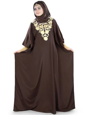 MyBatua Naeema Brown Kaftan 1