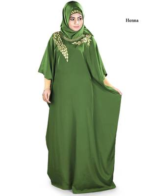 MyBatua Aarifah Green Kaftan 1