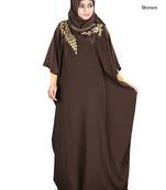 MyBatua Aarifah Brown Kaftan