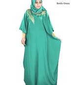 MyBatua Aarifah Bottle Green Kaftan