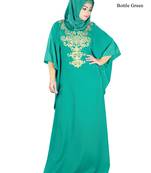 MyBatua Ayana Bottle Green Kaftan