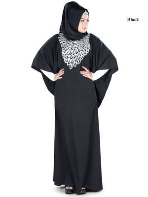 MyBatua Aimen Black Kaftan 1