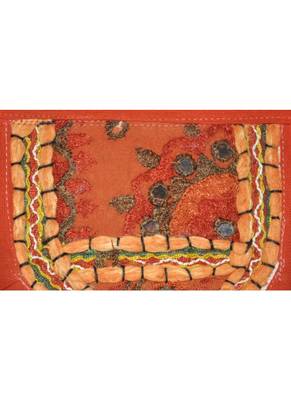 Lalhaveli Designer Patchwork Mirror Work Cotton Door Hanging 42 By 16 Inches ... 3