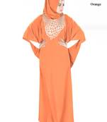 MyBatua Aimen Orange Kaftan