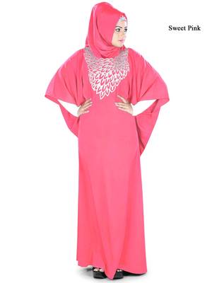 MyBatua Aimen Sweet Pink Kaftan 1