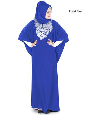 MyBatua Aimen Royal Blue Kaftan 1