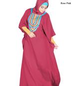 MyBatua Aleena Rose Pink Kaftan