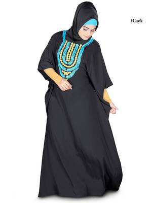 MyBatua Aleena Black Kaftan 1