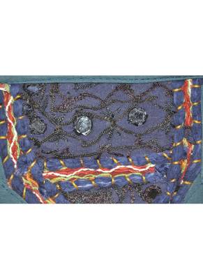 Lalhaveli Handmade Patchwork Mirror Work Cotton Door Hanging 42 By 16 Inches ... 3