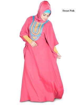 MyBatua Aleena Sweet Pink Kaftan 1