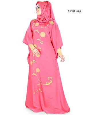 MyBatua Aiza Sweet Pink Kaftan 1