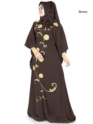 MyBatua Aiza Brown Kaftan 1