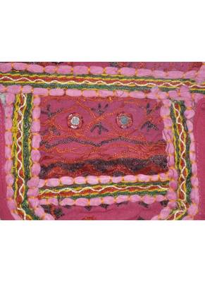 Patchwork Embroidery Design Mirror Work Door Hanging Toran 42 X 16 Inches 3