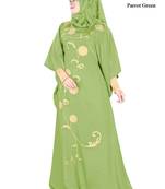 MyBatua Aiza Parrot Green Kaftan
