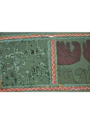 Handmade Decorative Patchwork Designer Embroidered Door Hanging 42 X 16 Inches 2