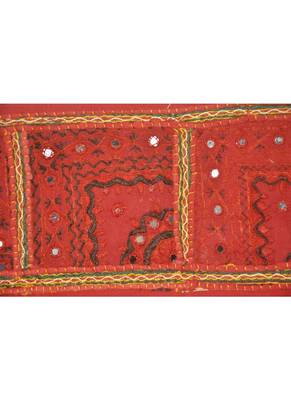 Elegant Embroidery Patchwork Design Cotton Door Hangings Topper Tapestry 42 X... 2