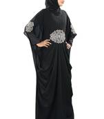 MyBatua Amara Silver Embroidered Black Kaftan