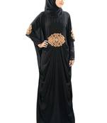 MyBatua Amara Copper Embroidered Black Kaftan