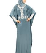 MyBatua Liyana Hand Embroidered Grey Kaftan