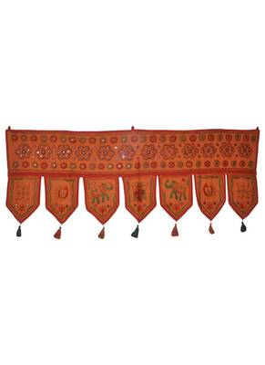 DRH01673 Elegant Art Wall Tapestry Embroidered Cotton Door Hanging Toran 39 X... 1