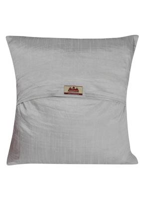 Lal Haveli Rajasthani Handmade Home Decorative Silk Throw Pillow Cushion Cover 16 x 16 inch 3