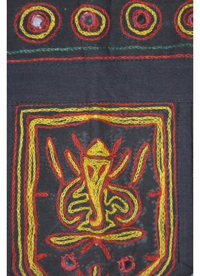 Handmade Mirror Work Design Traditional Elephant Embroidery Work Door Hanging... 3