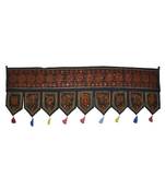 Home Decor Elephant Embroidery Mirror Work Desing Rajasthani Door Hanging 55 ...